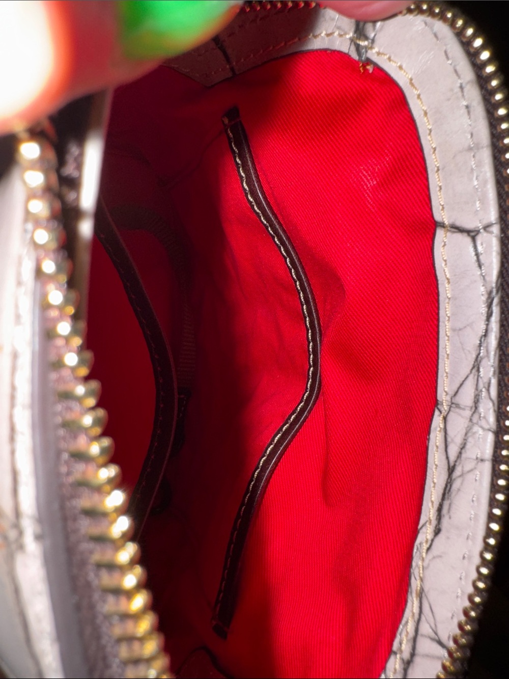 Dooney & Bourke Denison Domed Crossbody Bag Croc Embossed Leather - Picture 13 of 16